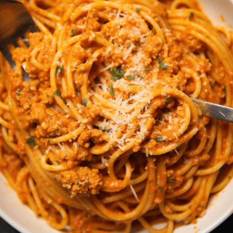 Spicy Harissa Pasta Recipe with Italian Sausage