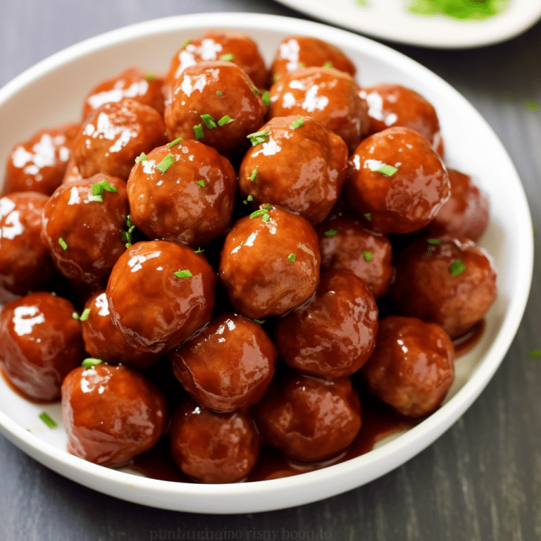 Quick and Delicious Crockpot Grape Jelly Meatballs