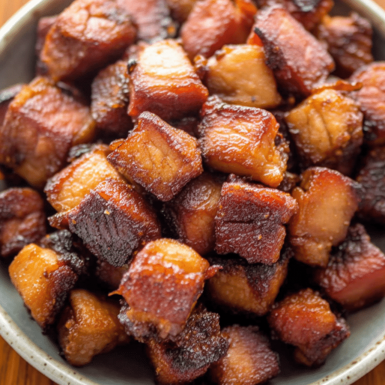 Quick and Delicious Air Fryer Pork Belly Bites