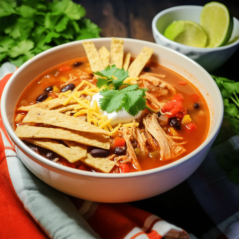 Easy Slow Cooker Recipe: Chicken Tortilla Soup