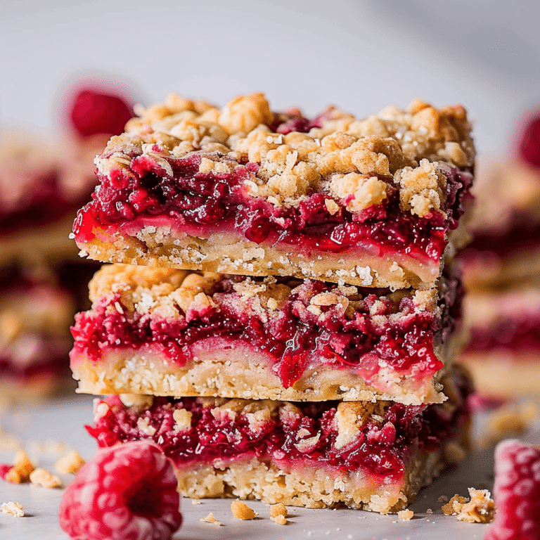 Easy Recipe for Delicious Raspberry Crumble Bars