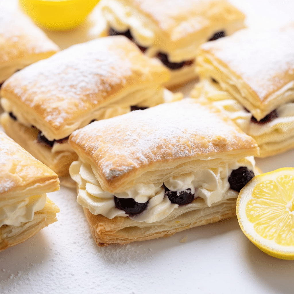 Easy Blueberry Lemon Napoleon Recipe