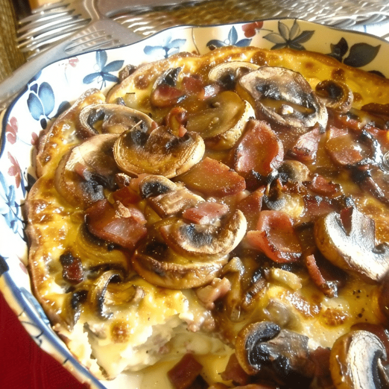 How to Make a Delicious Hamburger Mushroom Bake