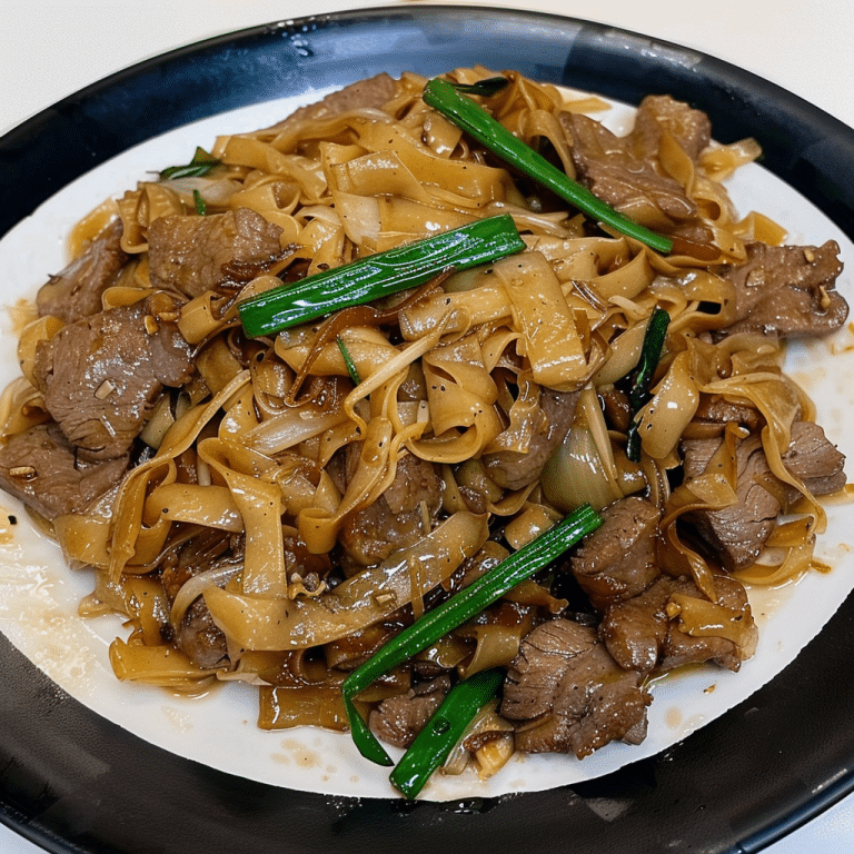 Quick and Easy Beef Chow Fun Recipe