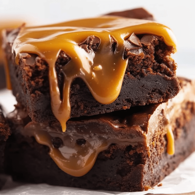 Baking Salted Caramel Brownies at Home