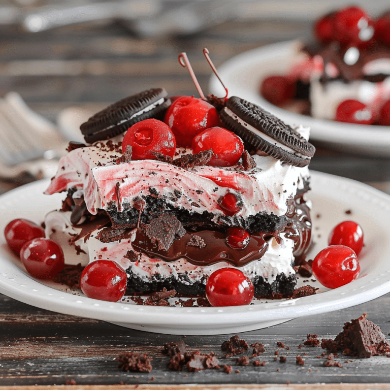 Quick and Delicious Black Forest Oreo Dessert Recipe