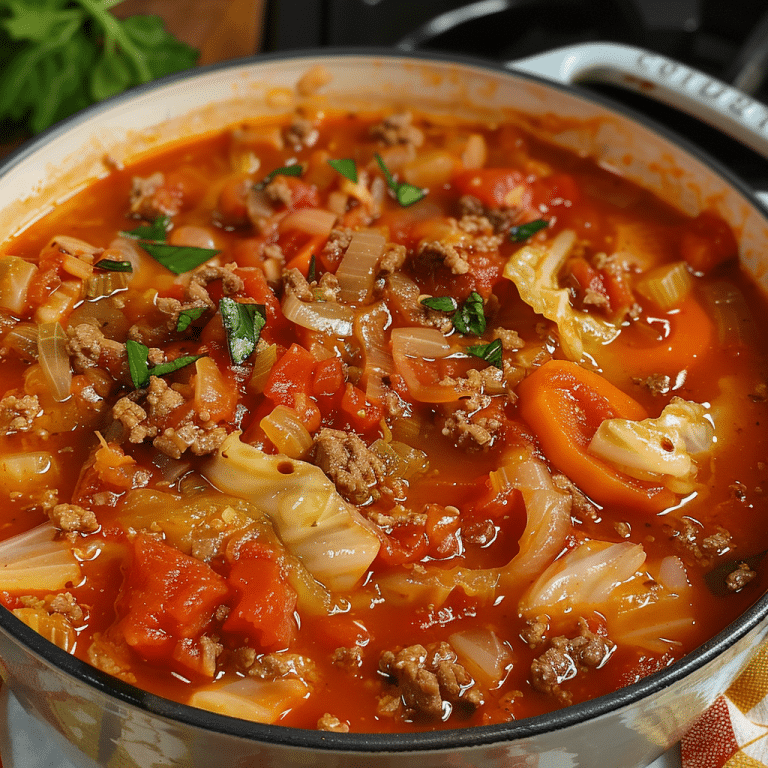 Cabbage Roll Soup