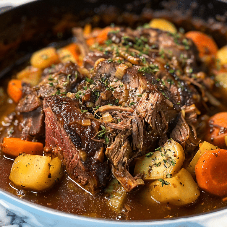 Classic Pot Roast A Timeless Favorite