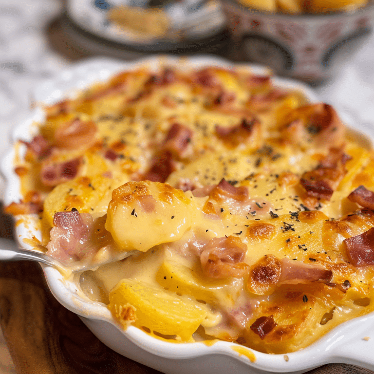 How to Make a Delicious Ham & Au Gratin Potato Casserole