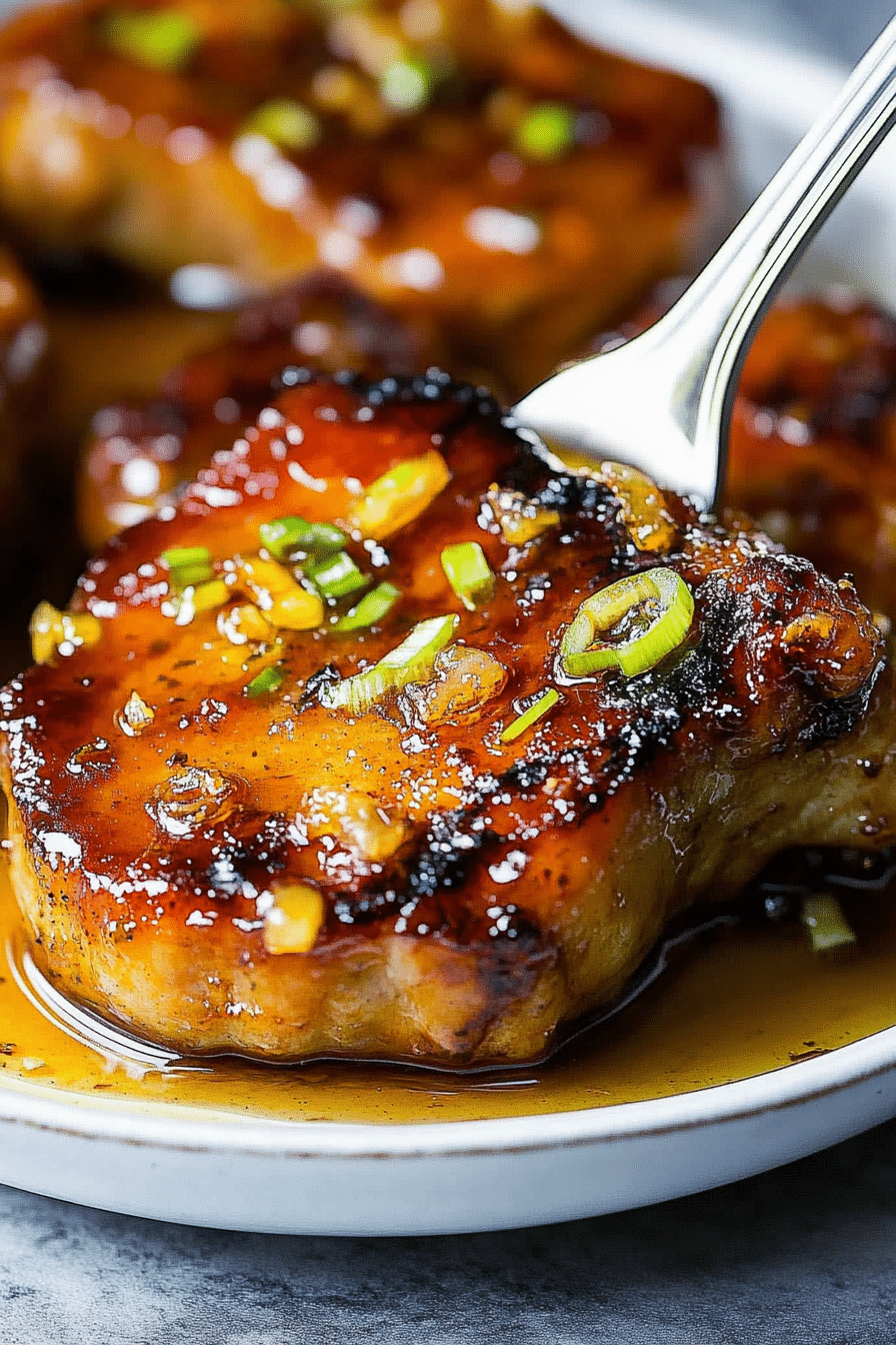 Honey Garlic Pork Chops