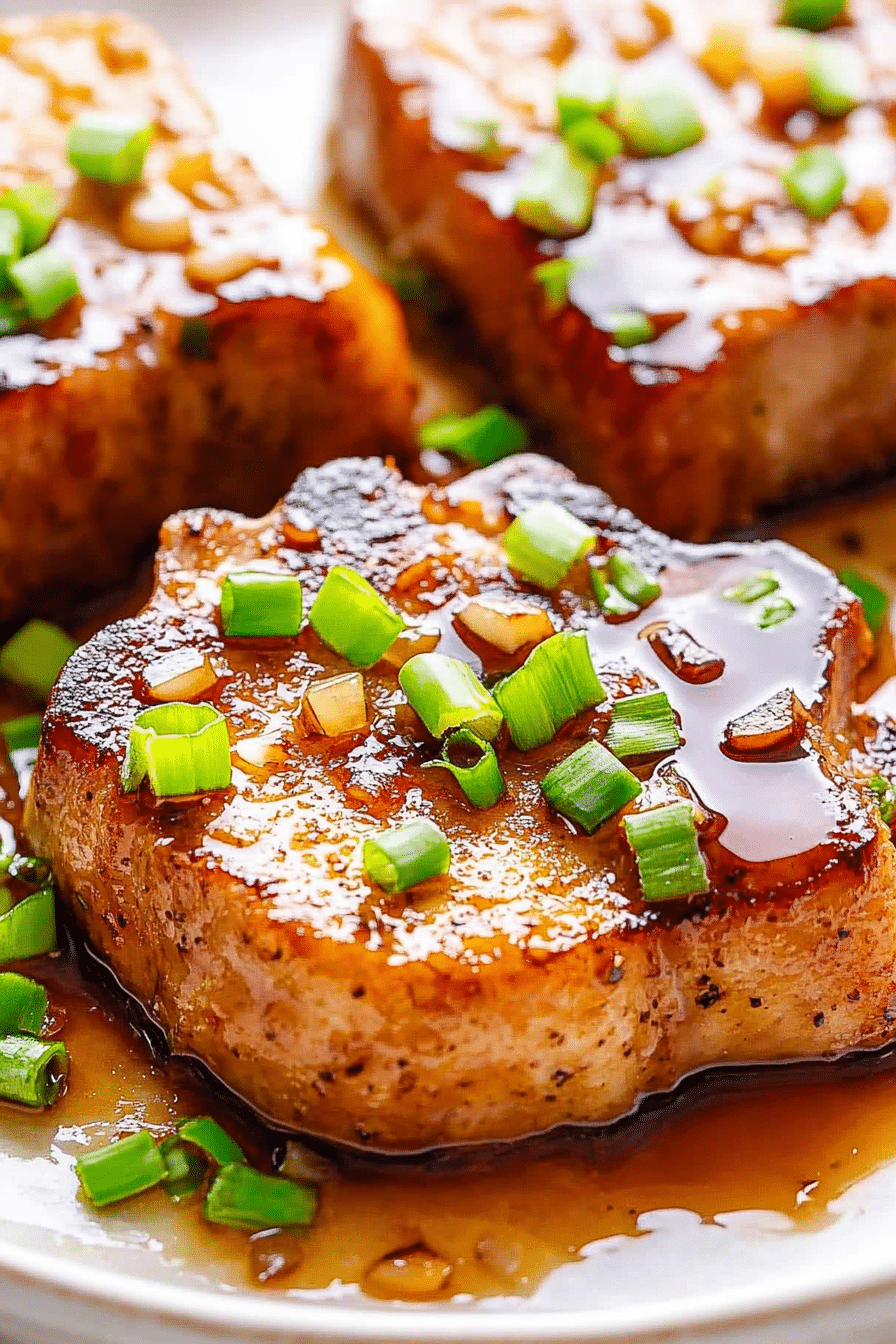 Honey Garlic Pork Chops