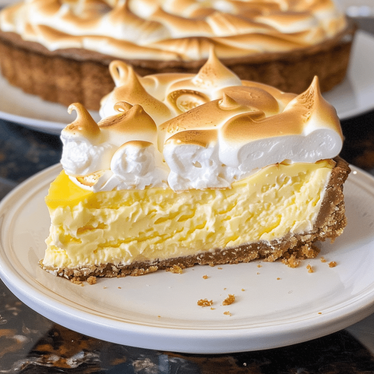 How to Make a Lemon Meringue Cheesecake