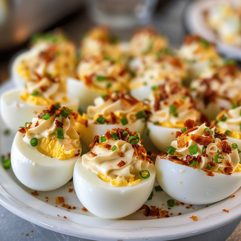 Loaded Deviled Eggs