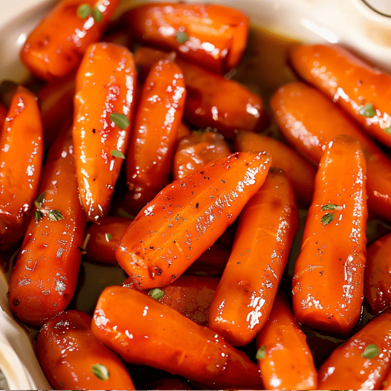 Brown Sugar Glazed Carrots