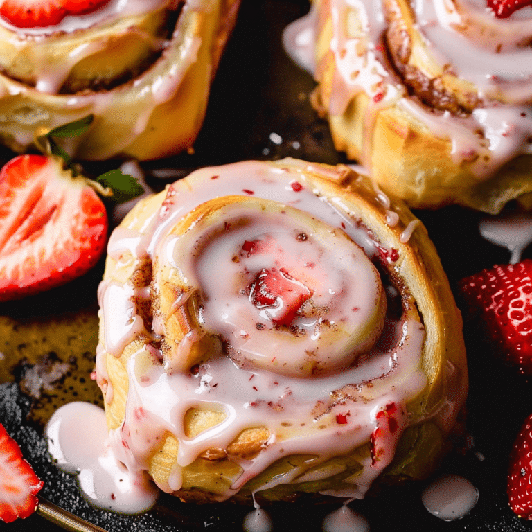 How to Make Homemade Strawberry Cinnamon Rolls