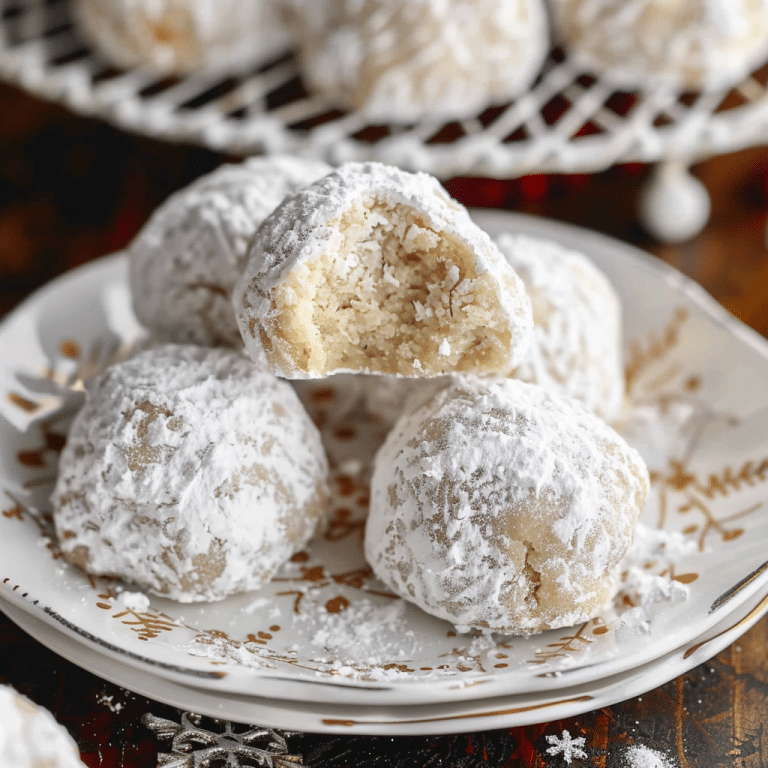 Baking Perfect Snowball Cookies