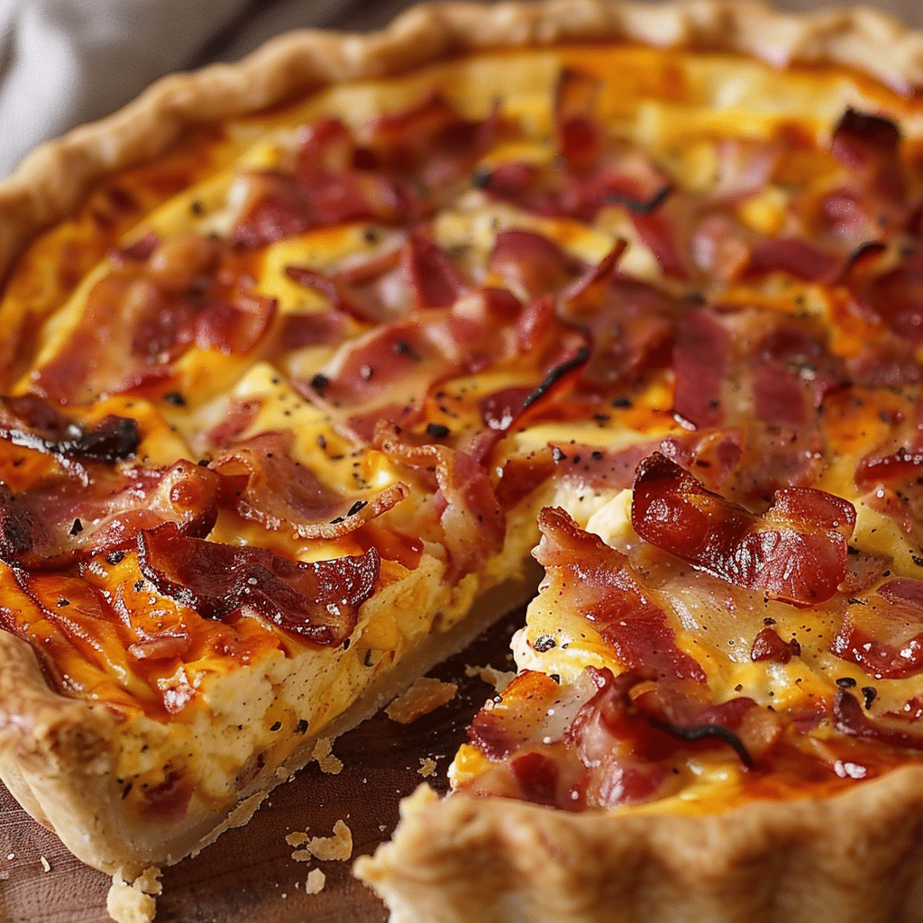 Bacon and Cheese Quiche