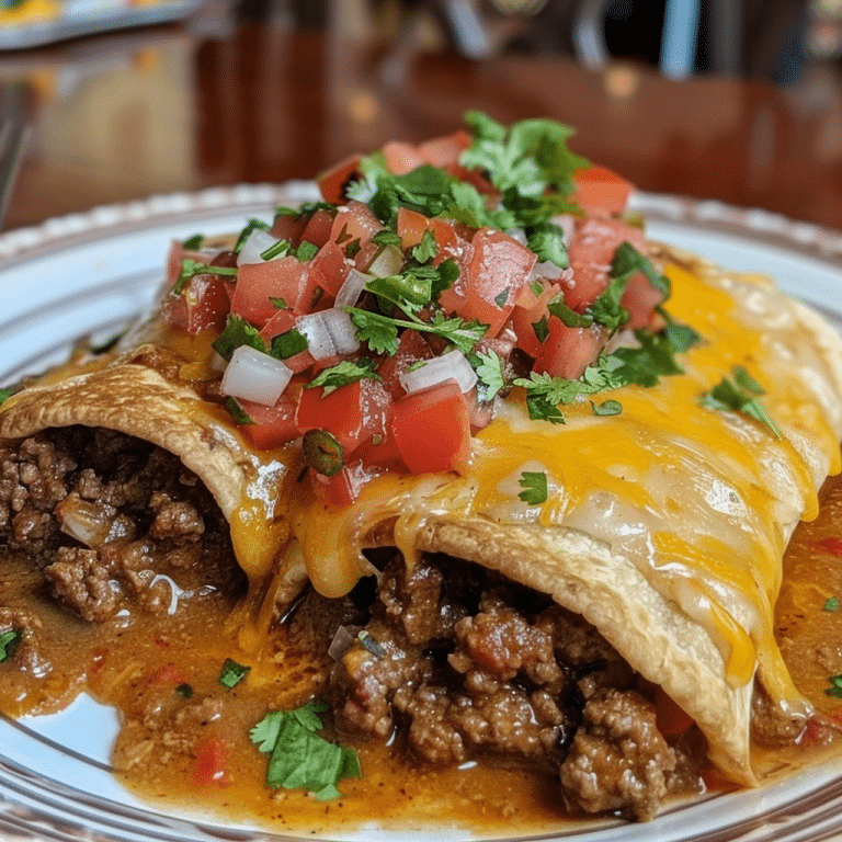 Beef and Cheese Chimichanga