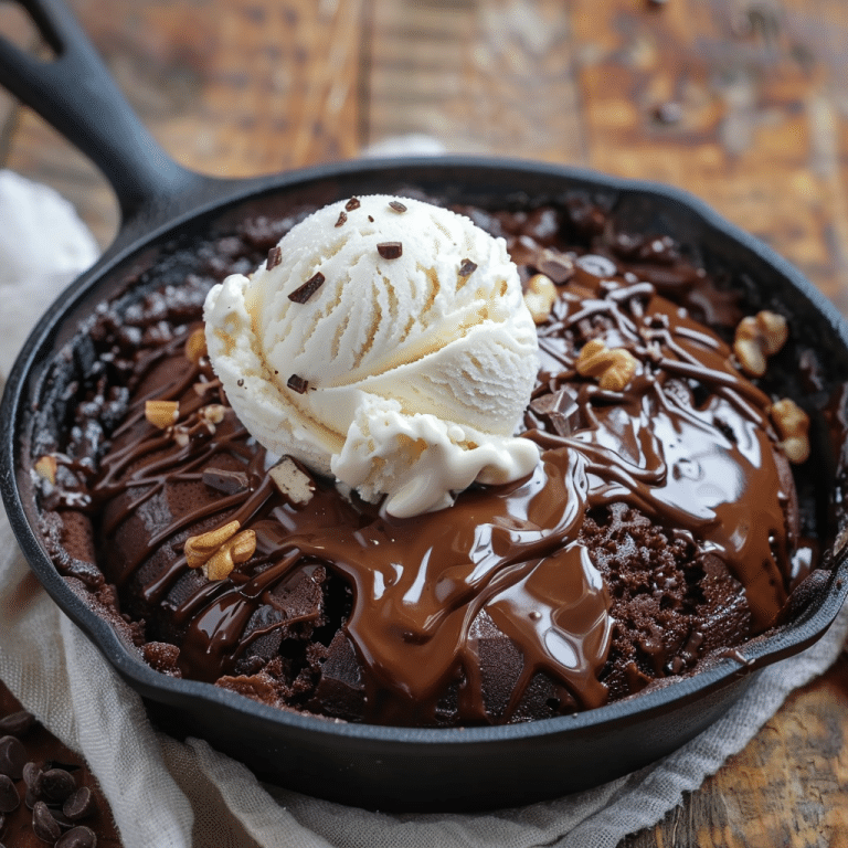 How to Make a Decadent Chocolate Skillet Cake Ice Cream