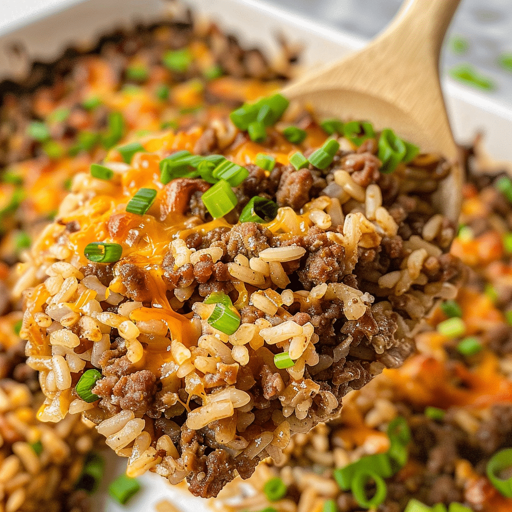 Hamburger Rice Casserole