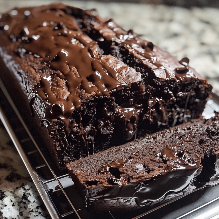 Baking Hot Fudge Brownie Bread