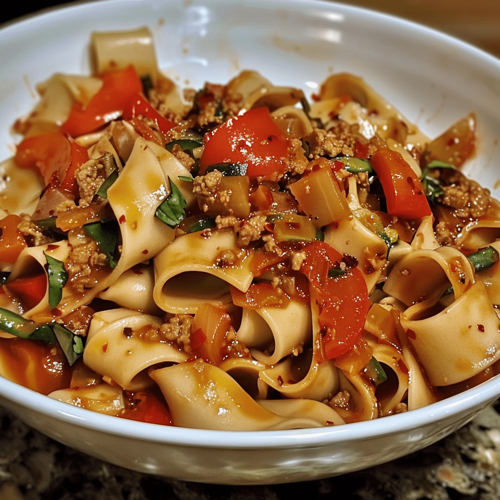 Italian Drunken Noodles