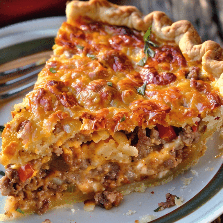 Monterey Sausage Pie