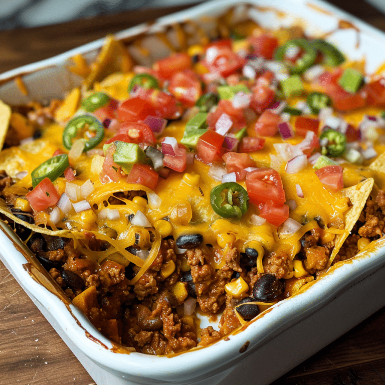 Easy Steps to Make Walking Taco Casserole