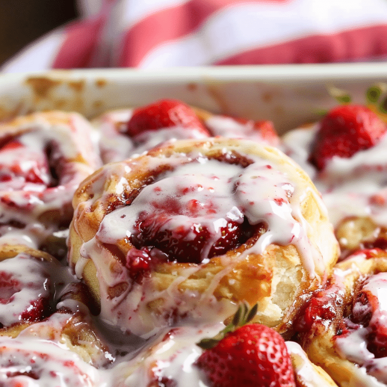 How to Make Strawberry Cinnamon Rolls