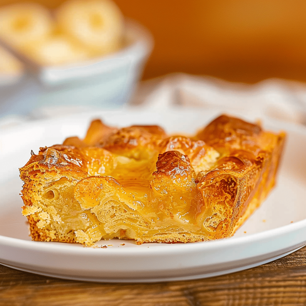 Orange Croissant Breakfast Bake