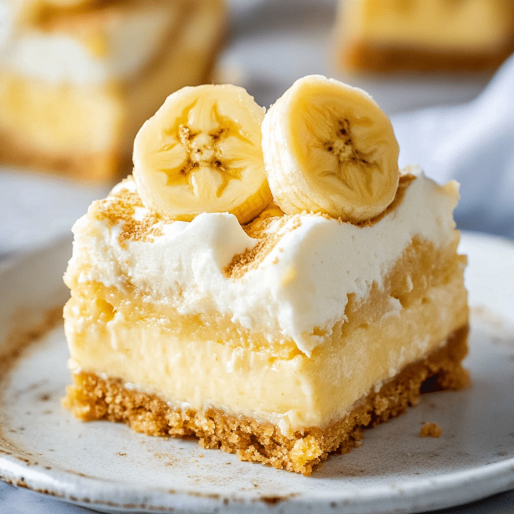 BANANA PUDDING CHEESECAKE BARS