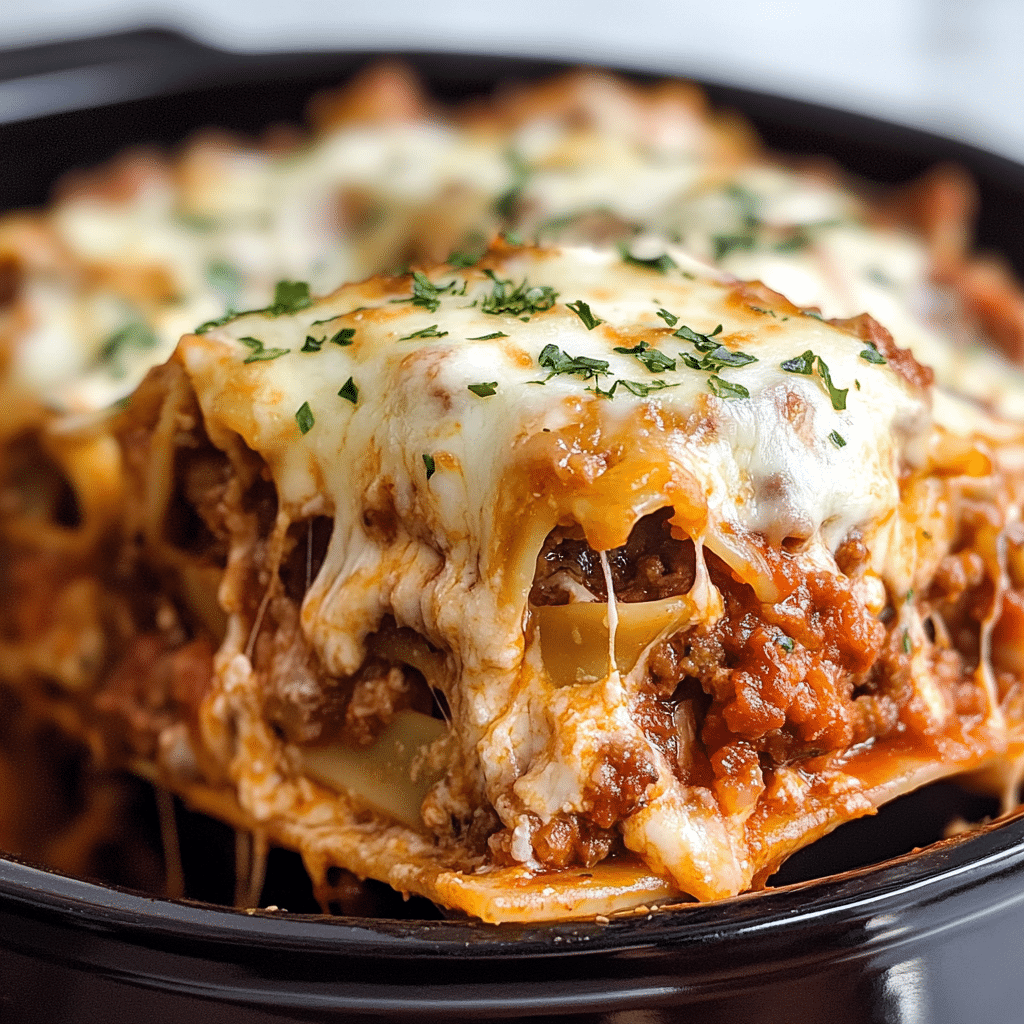 Crockpot Lasagna