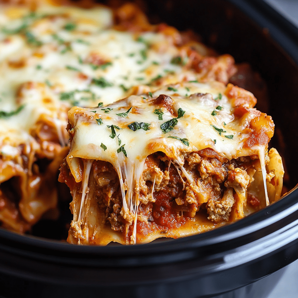 This lasagna crockpot meal is perfect for busy weeknights or when you want to impress without spending hours in the kitchen.