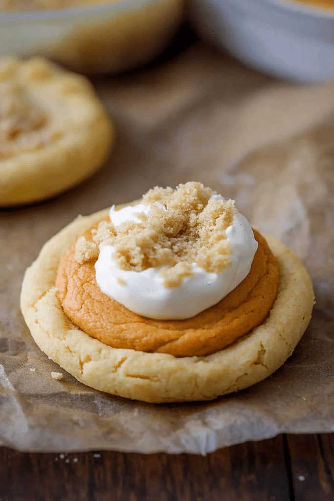 Crumbl Pumpkin Pie Cookies