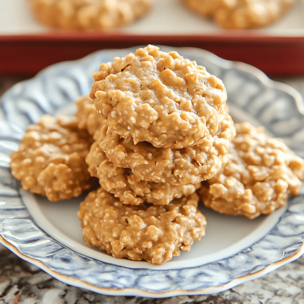 Peanut Butter No-Bake Cookies