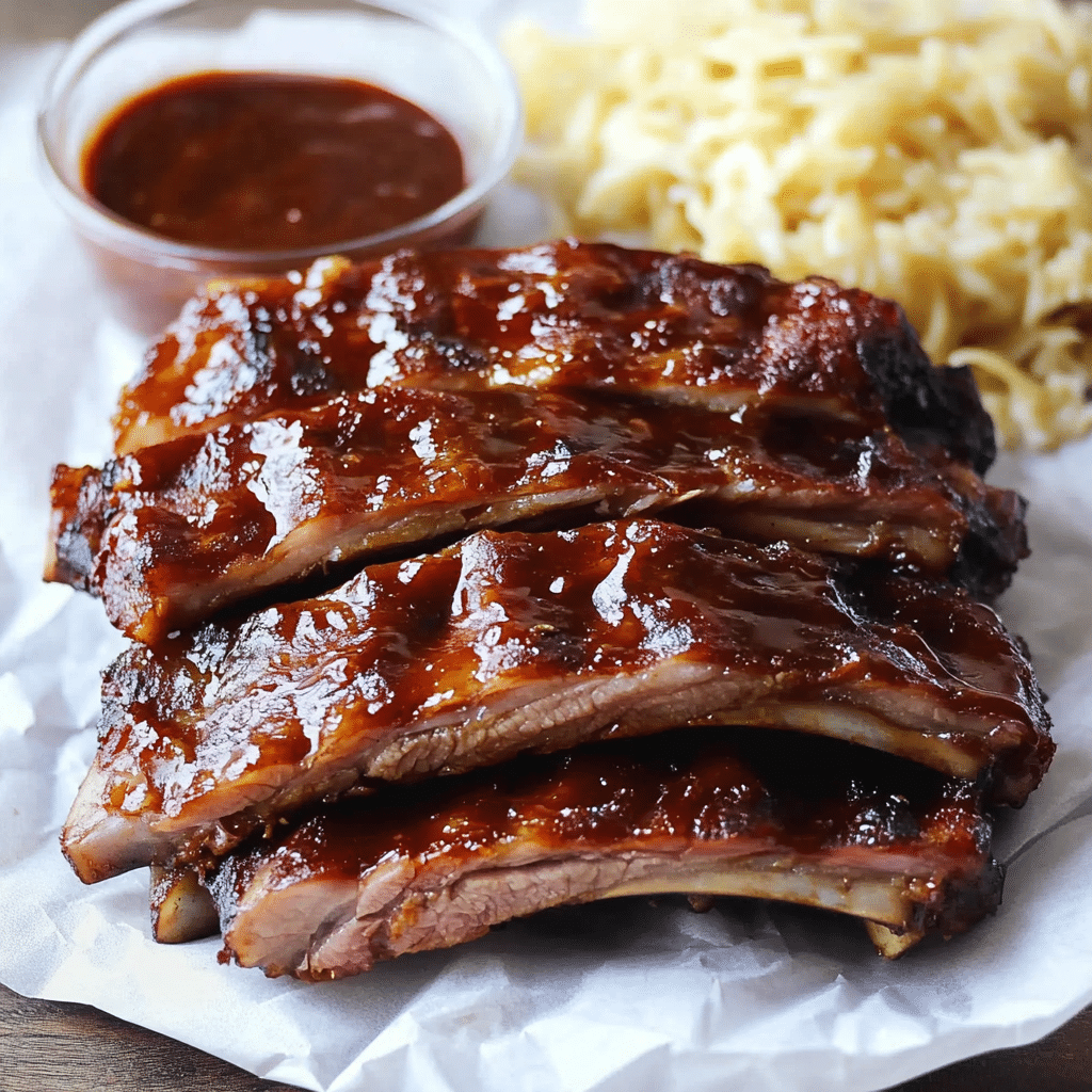 SLOW COOKER BARBECUE RIBS