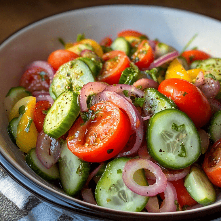 Tomato Cucumber Salad