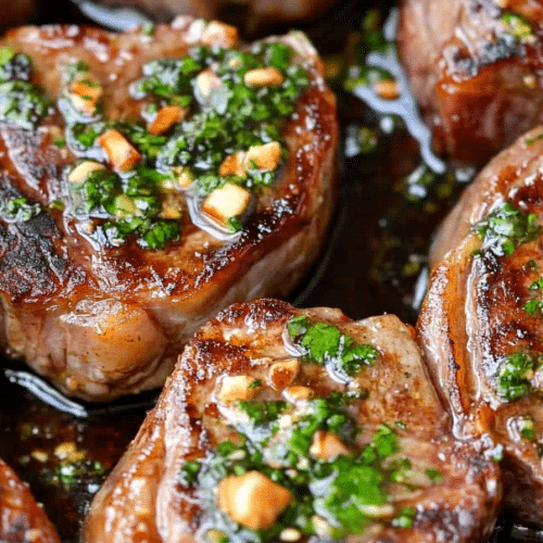 Lamb Loin Chops With Cilantro Sauce