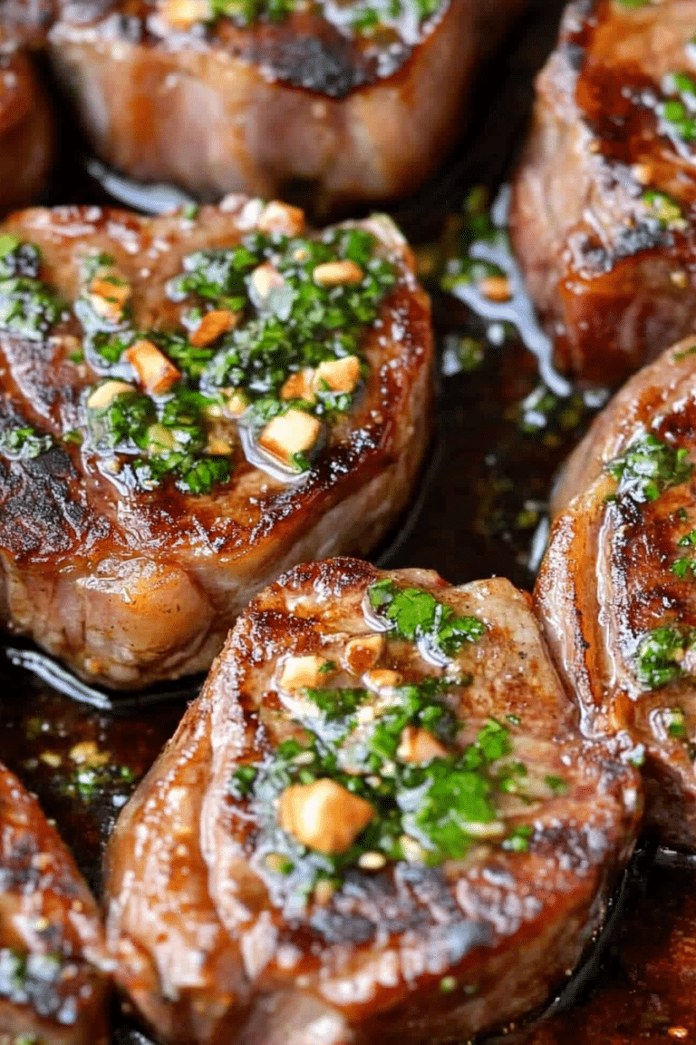 Lamb Loin Chops With Cilantro Sauce