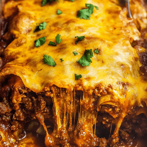 Beef Enchilada Casserole