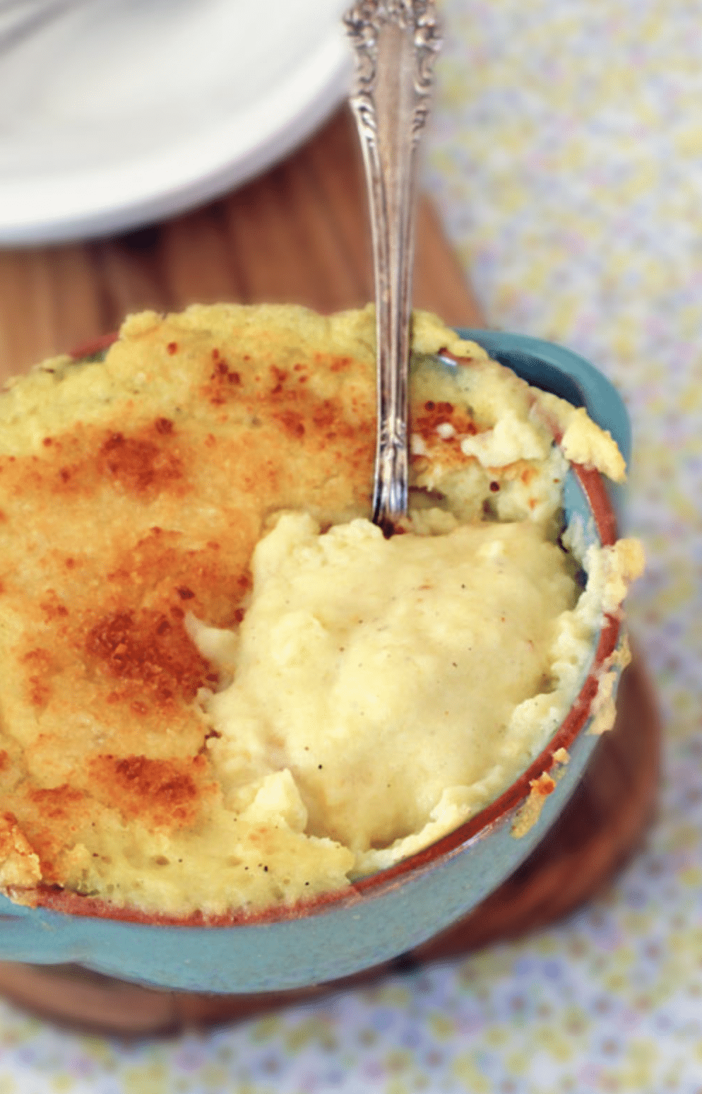 Parmesan Crusted Chantilly Potatoes