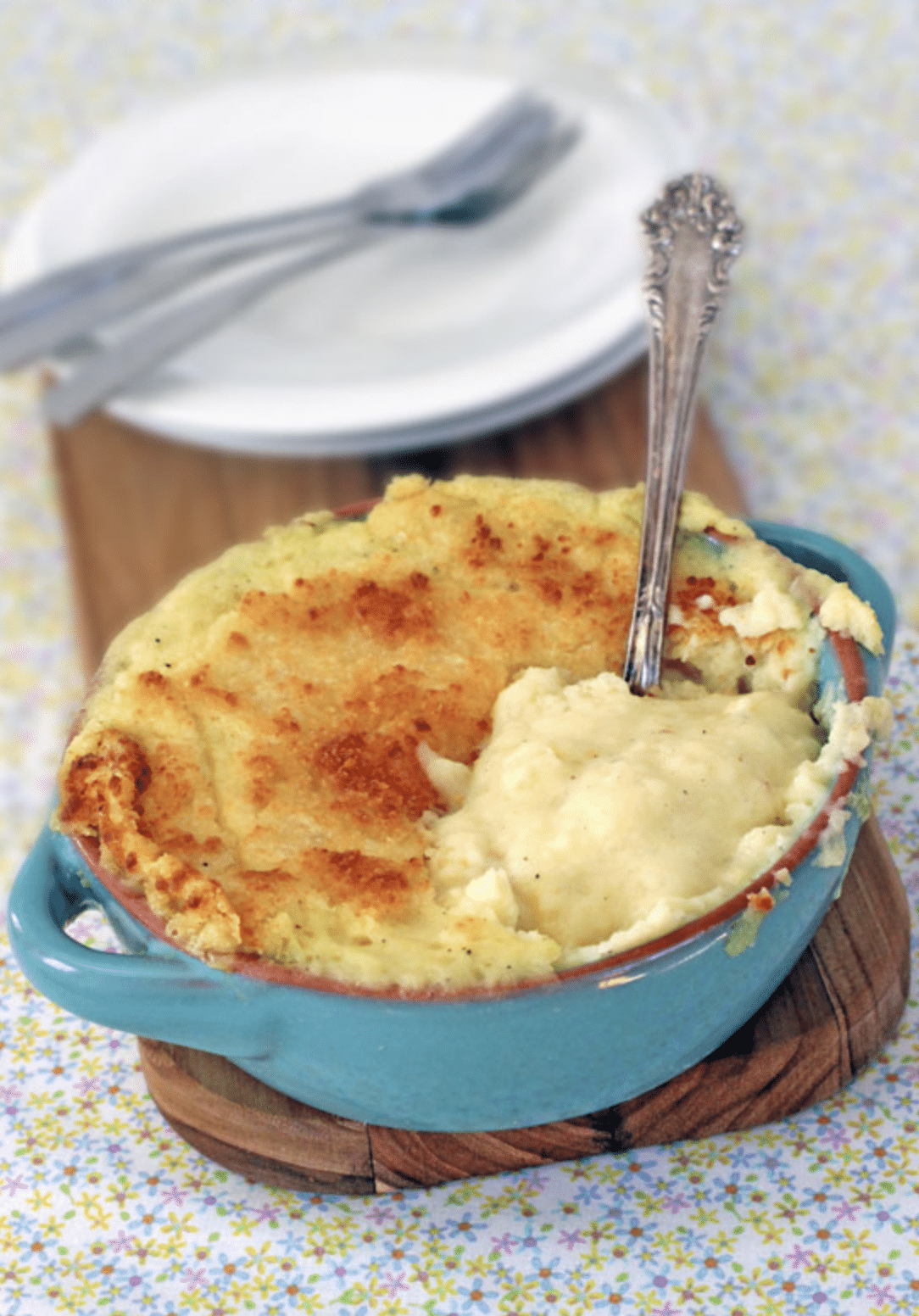 Parmesan Crusted Chantilly Potatoes