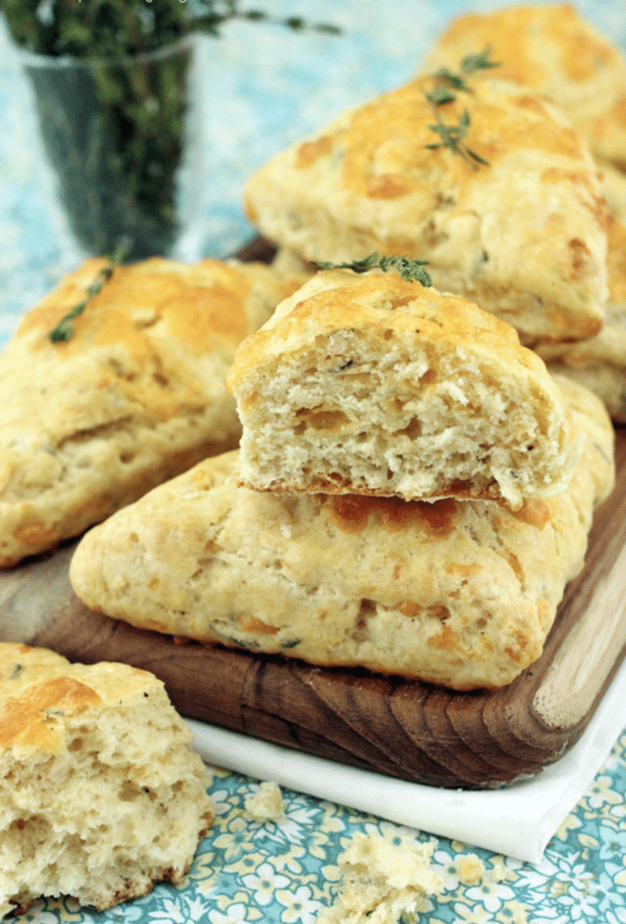 Savory Cheddar Herb Scones