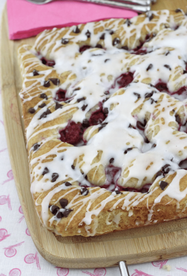 Raspberry Cream Cheese Coffee Cake