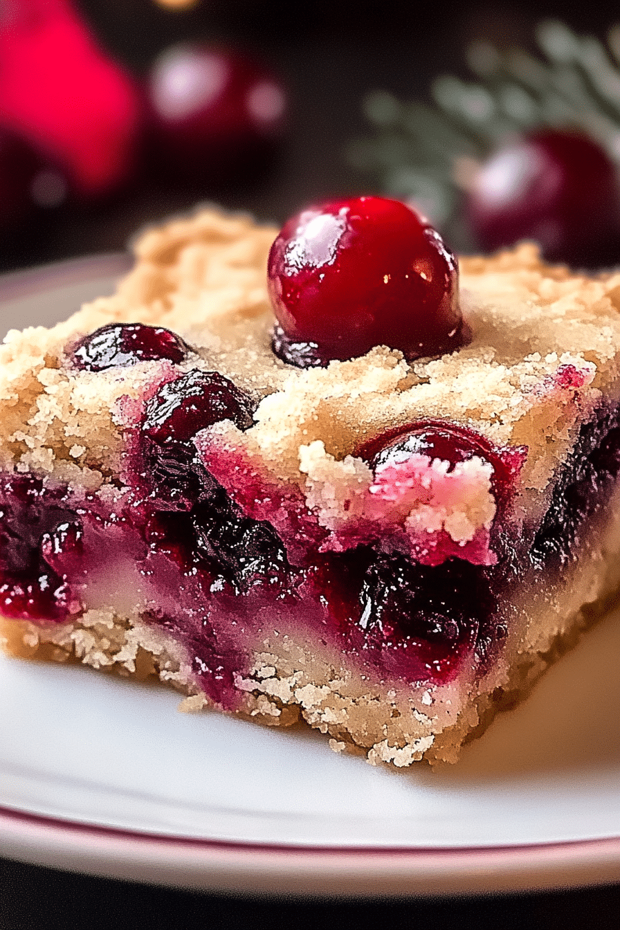 Christmas Cherry Bars