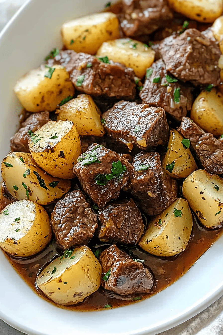 Crockpot Steak and Potatoes