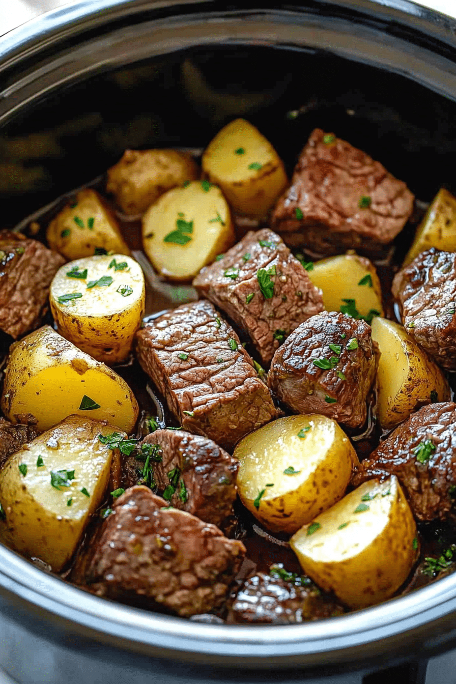 Crockpot Steak and Potatoes