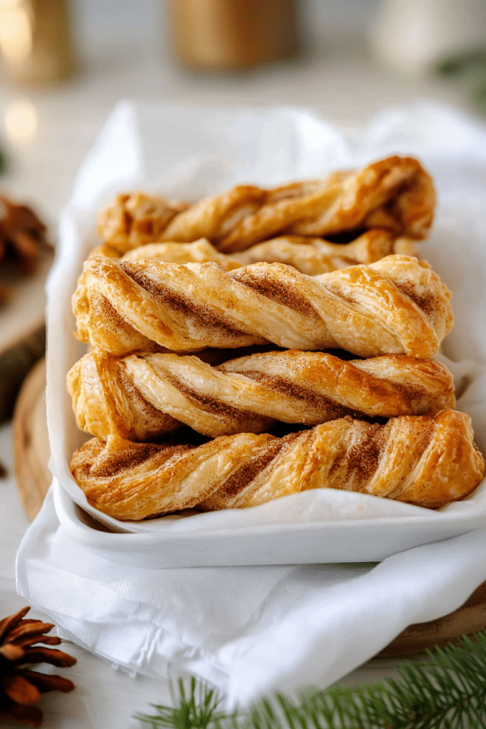 Puff Pastry Cinnamon Twists