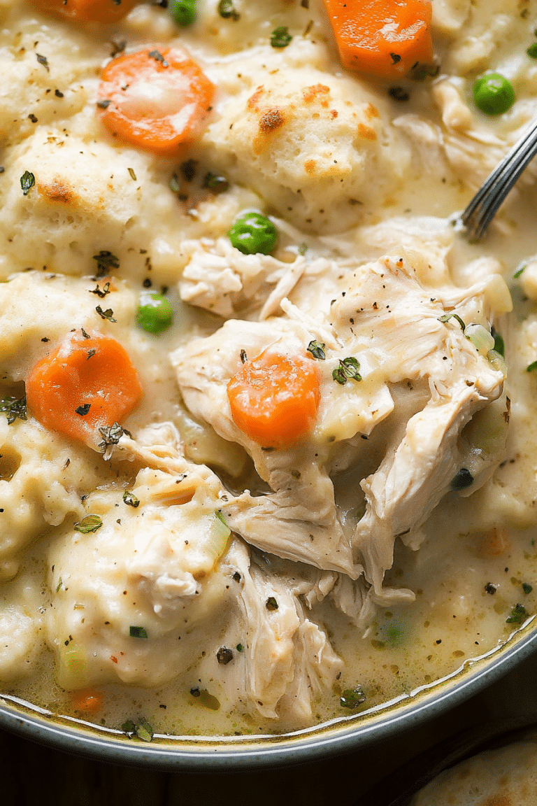 Quick Easy Chicken and Dumplings Recipe