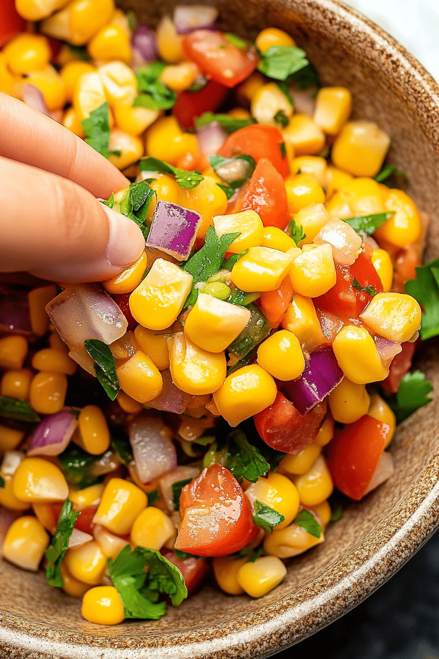 Easy Corn Salsa